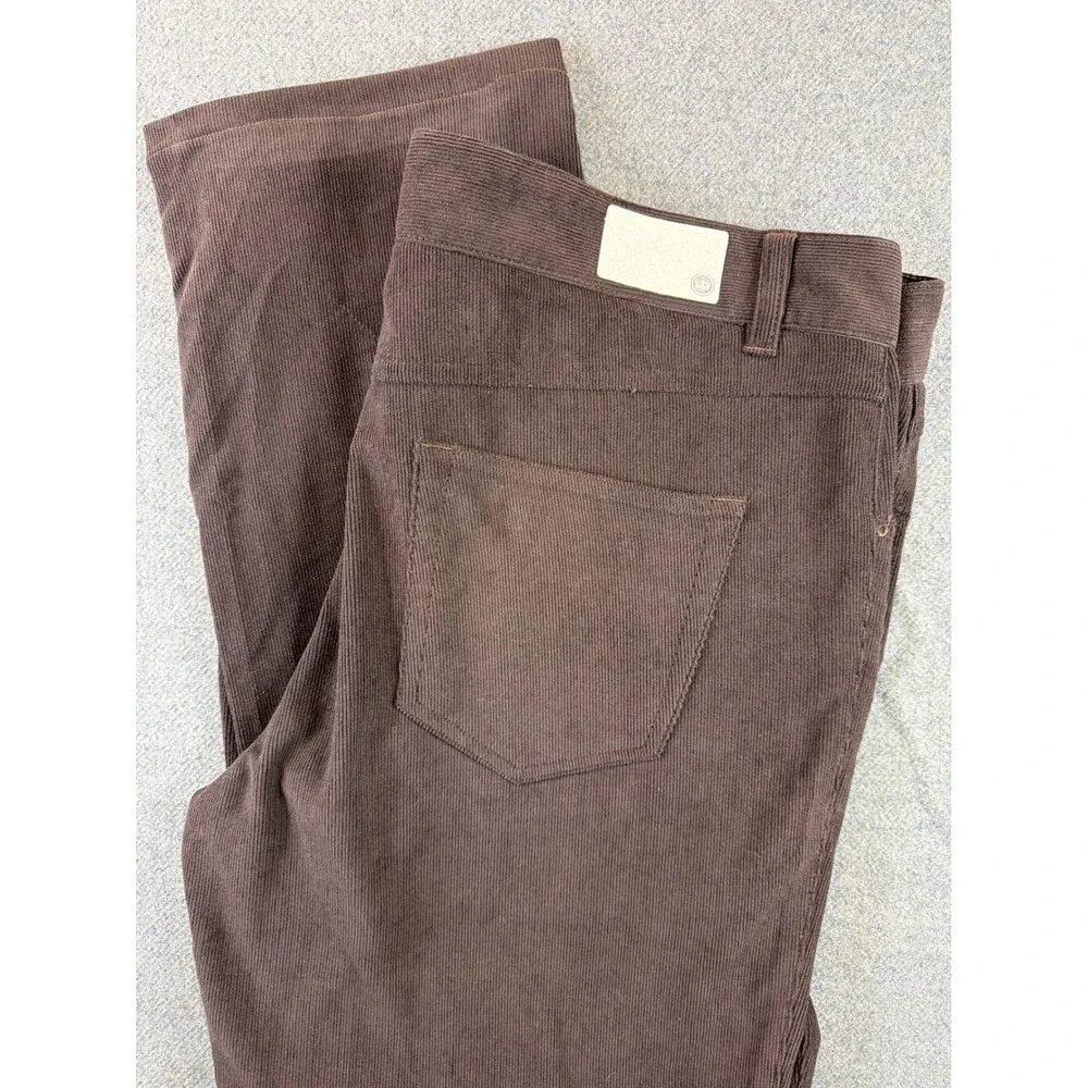 Peter Millar Corduroy Pants Mens 39x‎ Brown Stretch 5-Pocket Straight Leg
